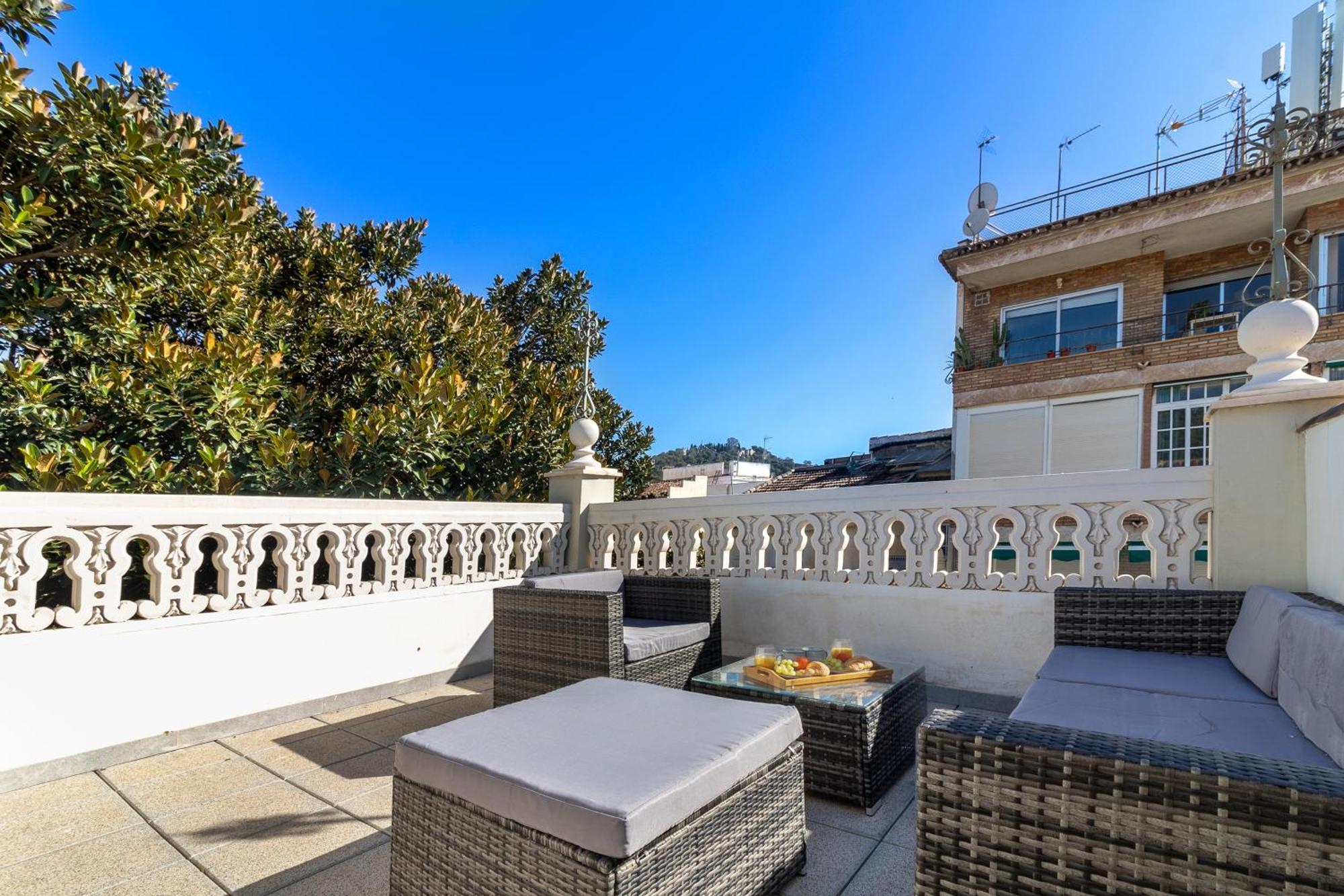 Nt Luxury Central Duplex With Terrace & Parking Малага Екстер'єр фото